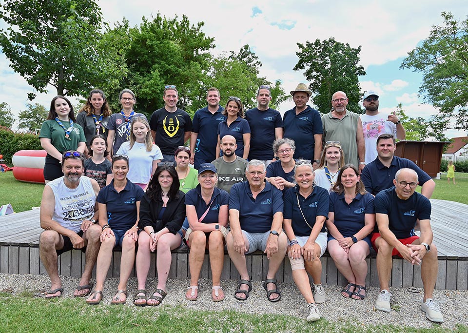 Alle fleißigen Helfer des Stadtseefestes auf einem Bild    Alle Fotos Gabriele Hohenegger 